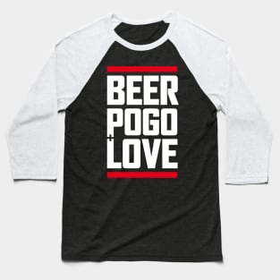 beer, pogo & love black Baseball T-Shirt